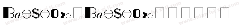 Bayshore Bayshore字体转换